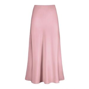 Eileen Fisher 100% Silk A-Line Maxi Skirt